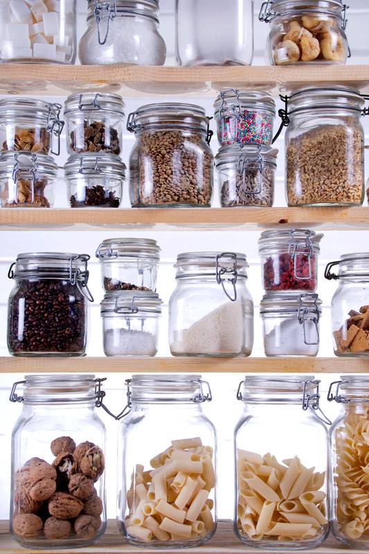 glass storage container pantry