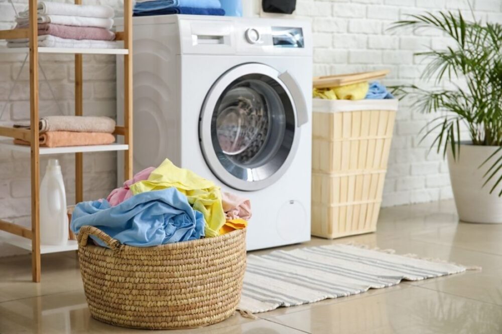 Laundry Basket and Washing Machine Hamper And Shelves