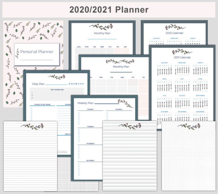 2020/2021 Planner