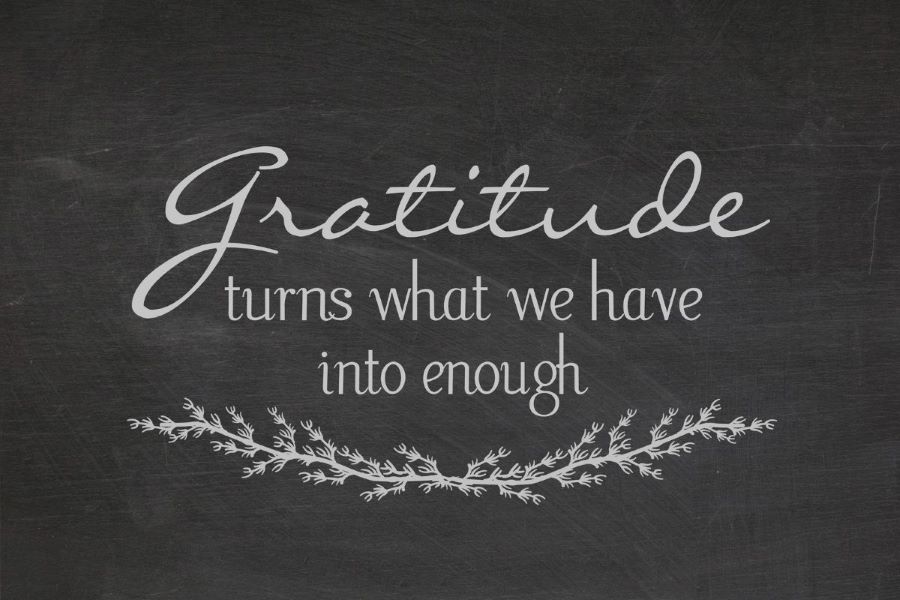 Gratitude turns what we have into enough quote