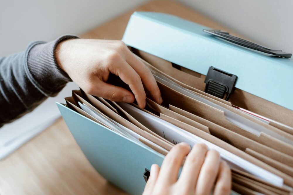 Organizing essential caregiving documents