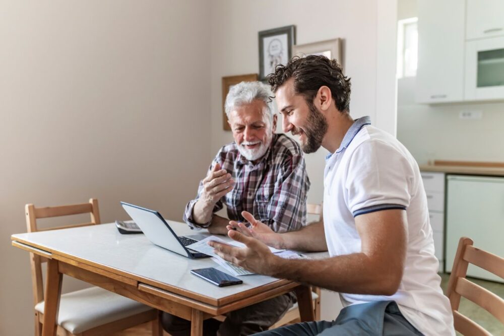 Talking to aging parents about money and financial accounts