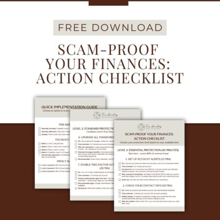 Scam-Proof Your Finances: Action Checklist